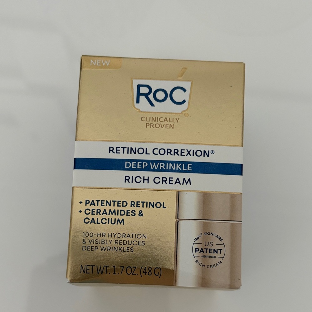 RoC Retinol Correxion Deep Wrinkle Rich Cream — Gold